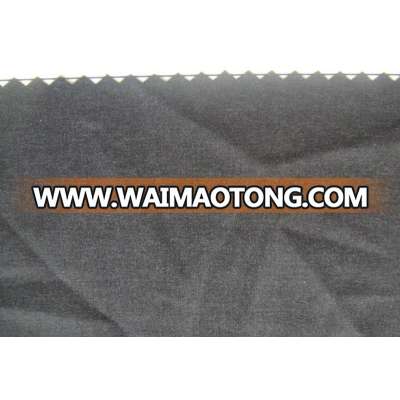 Clothing Plain Poly Spandex stretch dyed black woven plastic Fabric