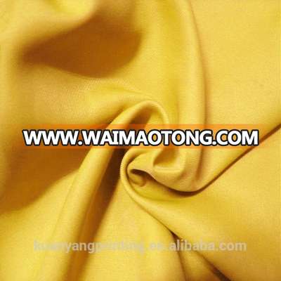 waterproof 100% polyester gabardine solid color uniform garment