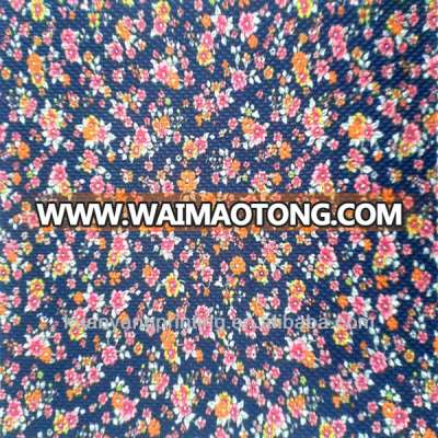 DTY Mesh material poly print knitted fabric textile lining