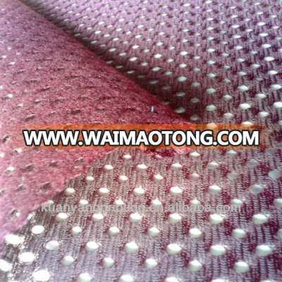 material poly dyeing knitted textile lining Mesh fabric