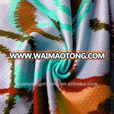 DTY Mesh poly sublimation print knitted fabric textile lining