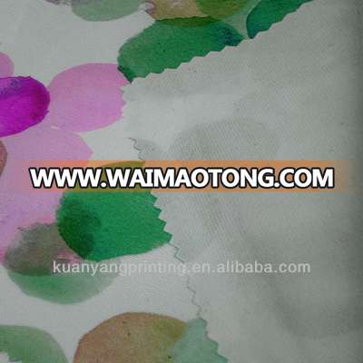 imitate the cotton velvet material poly pot print knitted fabric textile lining